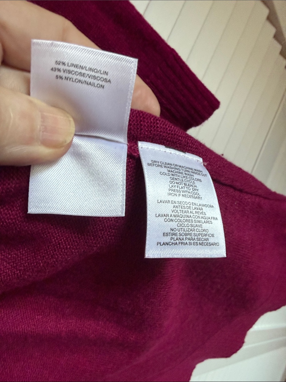 Kasper Open-Front Cardigan in Berry Pink - Picture 4 of 11